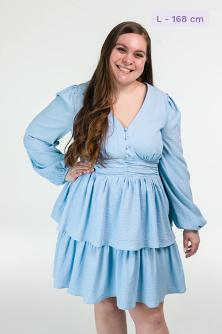 Careless Kjole Kaja kjole - Lys blå