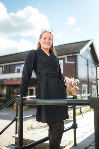 Careless Kjole Marit blazerkjole - Svart
