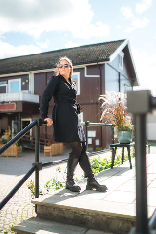 Careless Kjole Marit blazerkjole - Svart