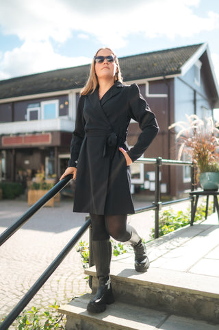Careless Kjole Marit blazerkjole - Svart