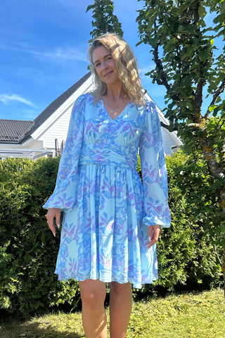Careless Kjole Marta kjole - Lys blå