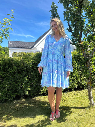 Careless Kjole Marta kjole - Lys blå