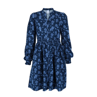 Careless Kjole Solveig kjole - Blooming Magnolia / Black Iris