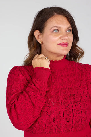 Careless Kjole Tulip kjole - Rød