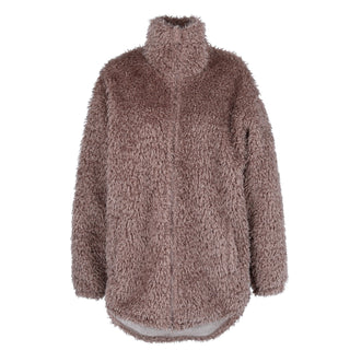 Careless Kourtney teddy fleecejakke - Beige
