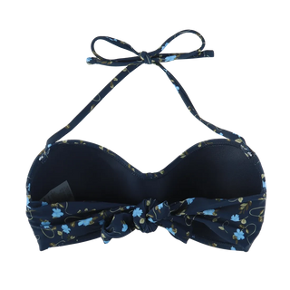 Careless Kypros bikinitopp - Mørkeblå - Floral