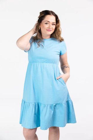 Careless Lilje kjole - Lys blå