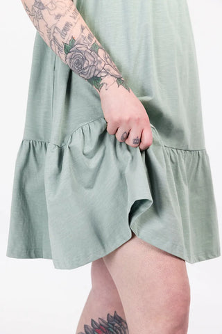 Careless Lilje kjole - Lys grønn