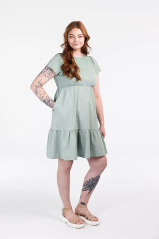 Careless Lilje kjole - Lys grønn