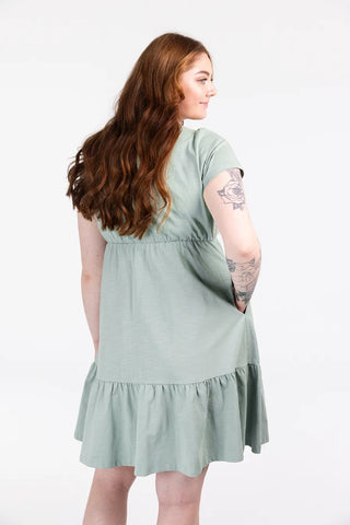 Careless Lilje kjole - Lys grønn