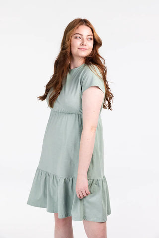 Careless Lilje kjole - Lys grønn