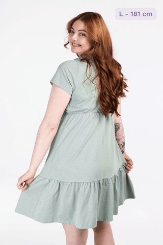 Careless Lilje kjole - Lys grønn