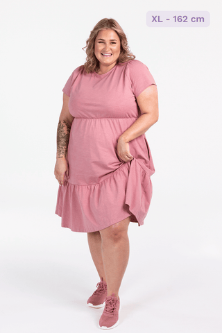 Careless Lilje kjole - Rosa