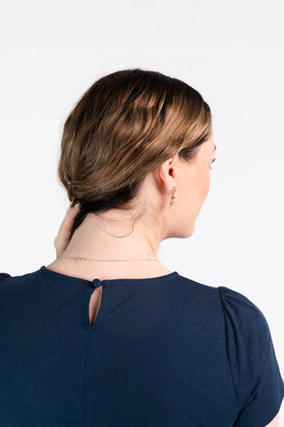 Careless Lilje maxikjole - Mørk blå