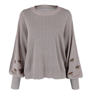 Careless Line genser - Beige