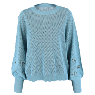 Careless Line genser - Turkis