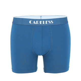 Careless Lukas Boksershorts long 2 pk - Blå mix