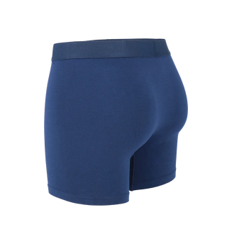 Careless Lukas Boksershorts long 2pk - Mørk blå / Blågrå