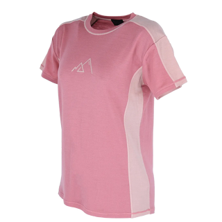 Careless Lygna merinoull t-skjorte - Rosa