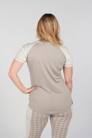 Careless Lygna merinowool t-shirt - Beige