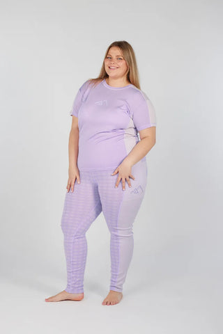 Careless Lygna merinowool t-shirt - Lilla