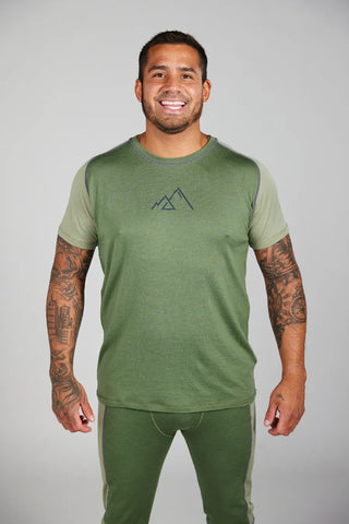 Careless Lygna wool t-shirt man - Grønn