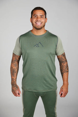 Careless Lygna wool t-shirt man - Grønn