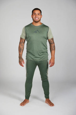Careless Lygna wool t-shirt man - Grønn