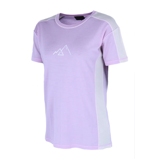 Careless Lynga wool t-shirt - Lavendula / Lavender Fog