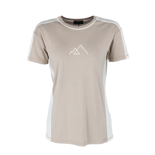 Careless Lynga wool t-shirt - Savannah Tan / Peachment