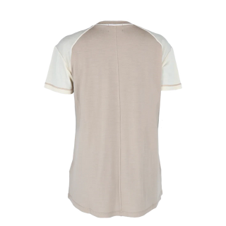 Careless Lynga wool t-shirt - Savannah Tan / Peachment