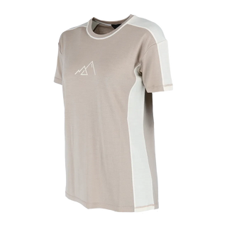 Careless Lynga wool t-shirt - Savannah Tan / Peachment