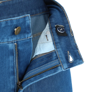 Careless Malin High Waist Mom Jeans - Mørk denimblå