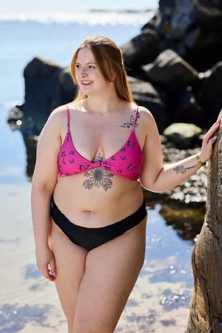 Careless Malta bikinitopp - Raspberry Rose AOP
