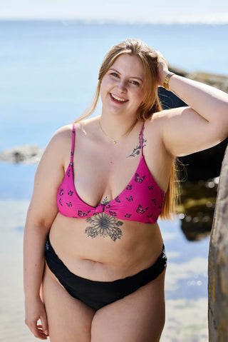 Careless Malta bikinitopp - Raspberry Rose AOP