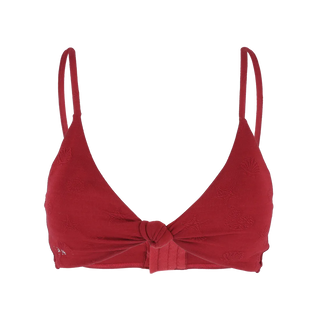 Careless Malta bikinitopp - Textured Sun Dried Tomato