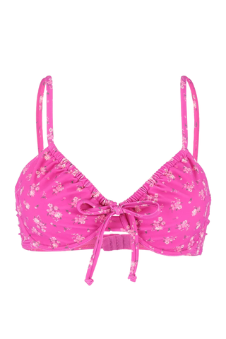 Careless Maui bikinitopp - Raspberry Rose AOP