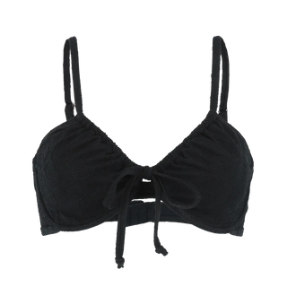 Careless Maui bikinitopp tekstur - Svart