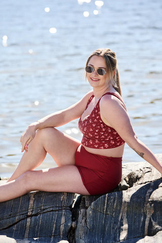 Careless Miami bikinitopp - Sun Dried Tomato AOP