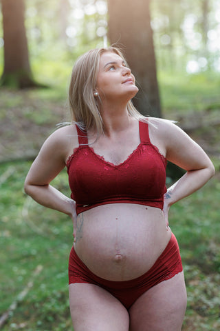 Careless Mid Waist Anne Mid Waist - Merlot