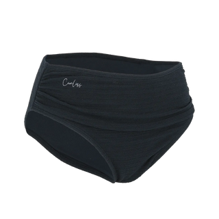 Careless Mid Waist bikinitruse - Tekstur svart