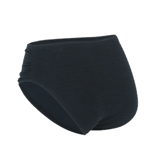 Careless Mid Waist bikinitruse - Tekstur svart