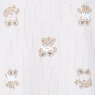 Careless Mona langermet nattkjole - Beige / teddy