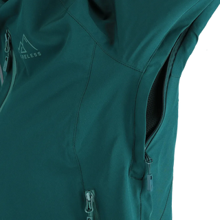 Careless Mylla 2-lags Skalljakke - Blågrønn