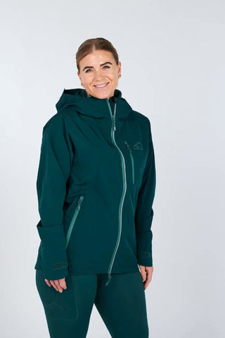 Careless Mylla 2-lags Skalljakke - Blågrønn