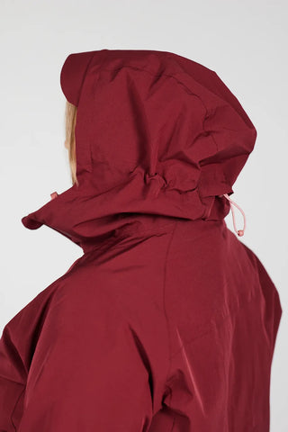 Careless Mylla 2 Layer Shell Jacket - Burgunder