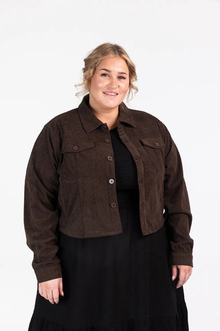 Careless Othilie jakke - Brun