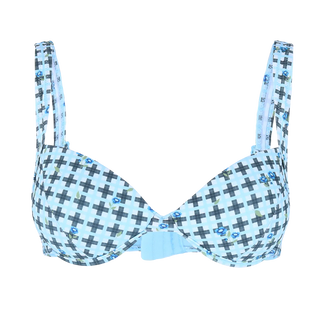 Careless Parga bikinitopp - Black Iris AOP