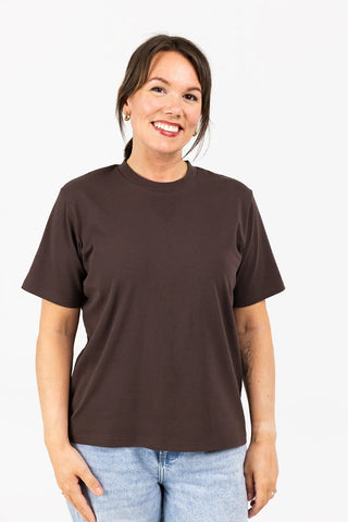 Careless Ronja regular t-skjorte - Brun