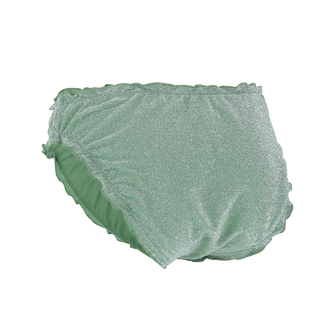 Careless Ruffles bikinitruse - Glitter Vinyard Green